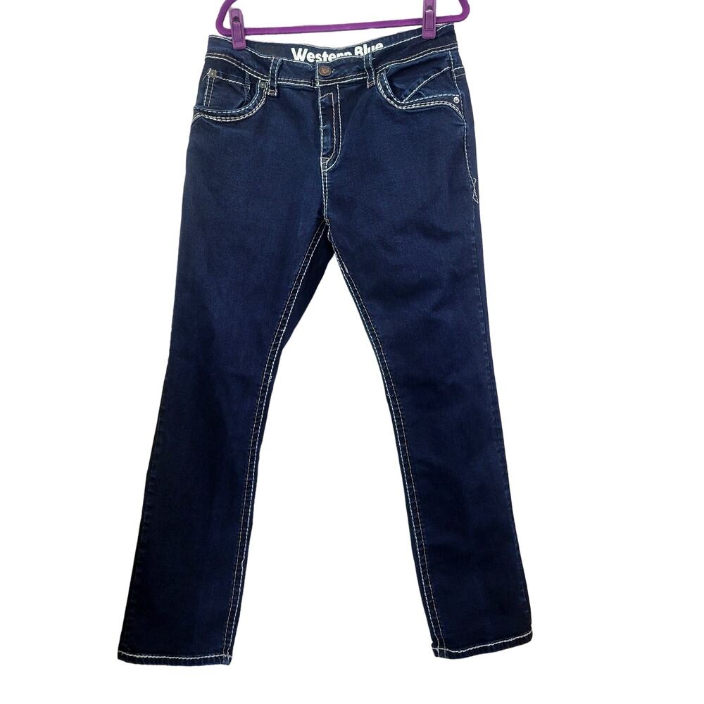 Western Blue‎ Men's Jeans Size 38x32
